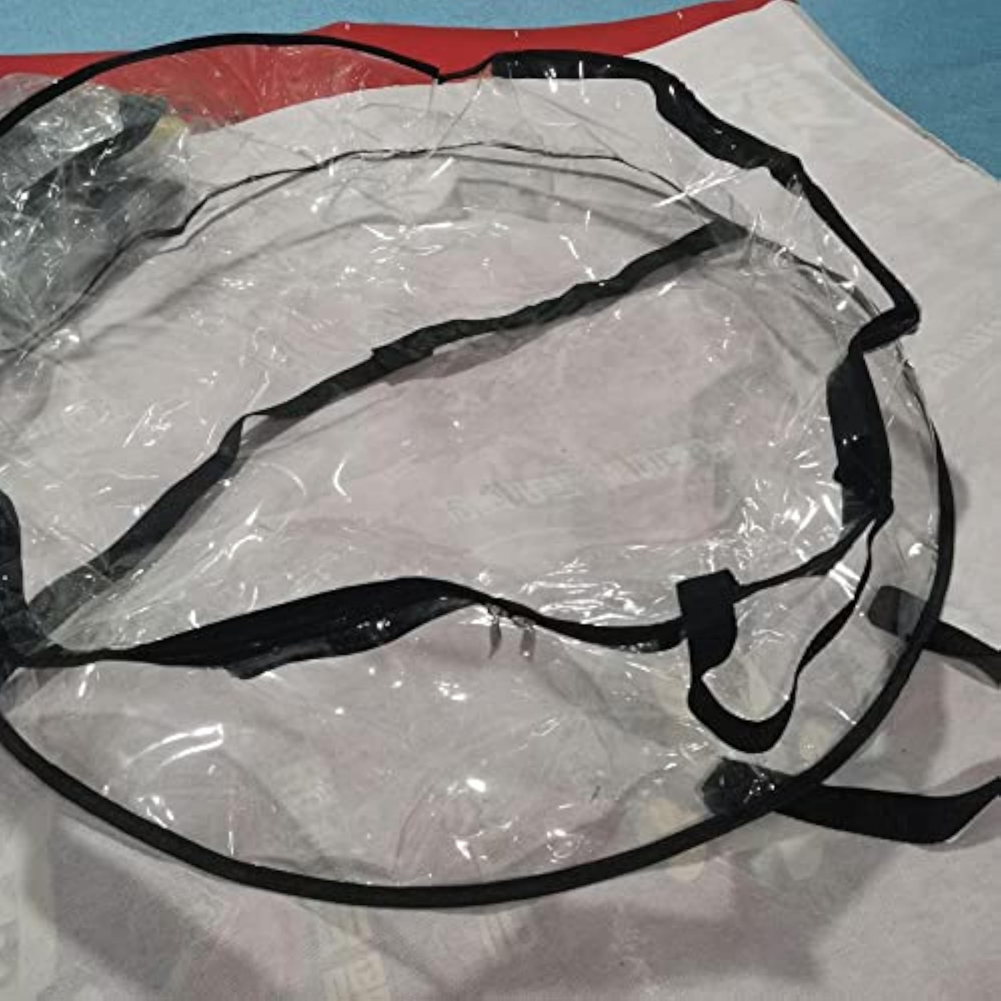 Christmas Wreath Storage Bag, Transparent Tear Resistant